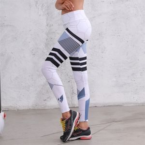 Leggings for women Blue and white and black